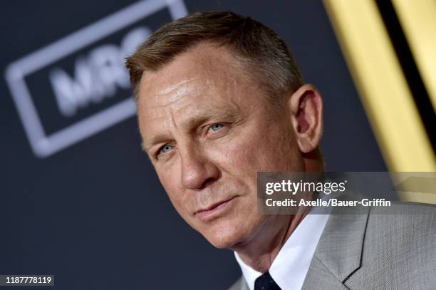 Daniel Craig attends the Premiere of Lionsgate's "Knives Out" at Regency Village Theatre on November 14, 2019 in Westwood, California.