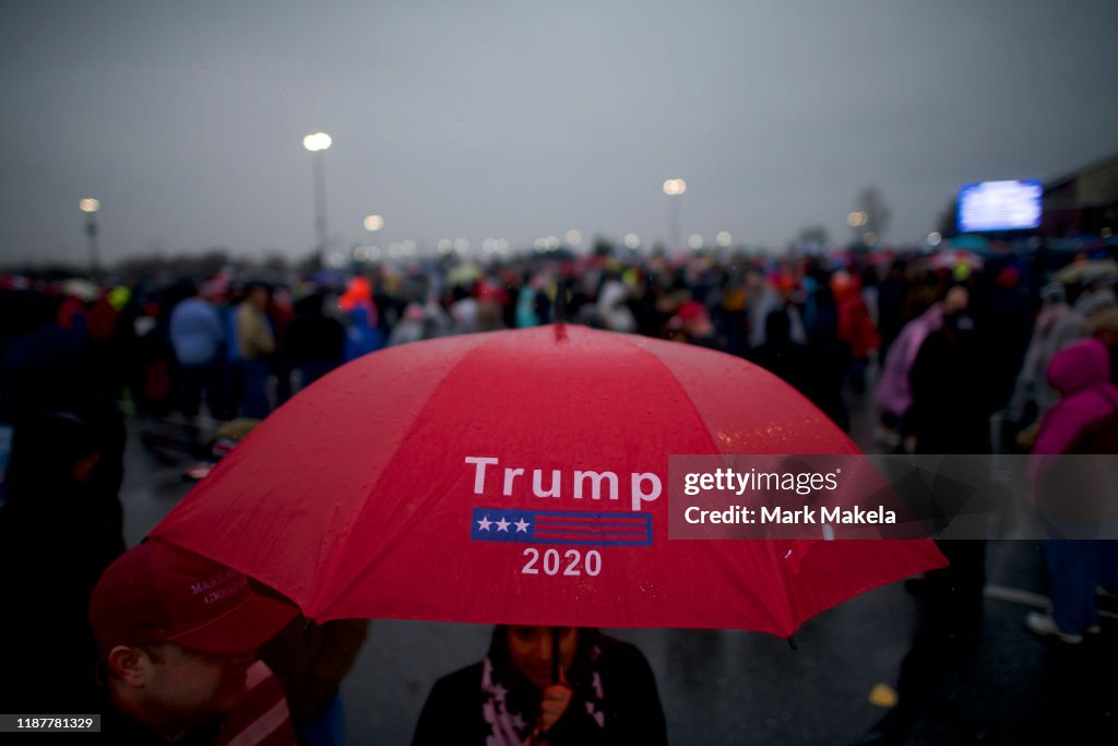 President Trump Holds Campaign Rally In Hershey, Pennsylvania