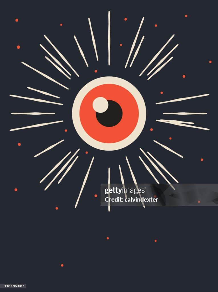 Auge Poster Illustration