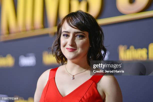 Mara Wilson arrives at the Premiere of Lionsgate's 'Knives Out' at Regency Village Theatre on November 14, 2019 in Westwood, California.