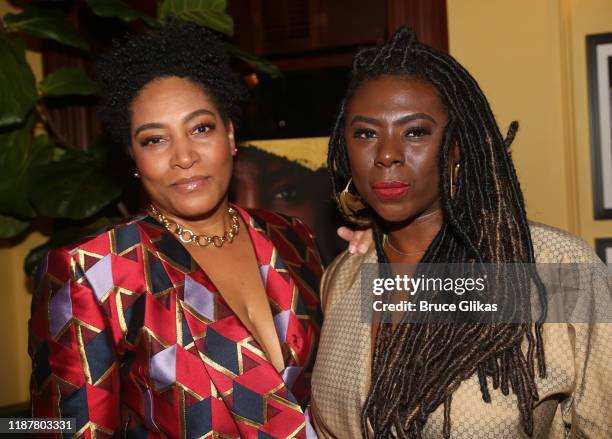 Dapper Dan Enterprises COO Danique Day-Loving and Creator/Host of "North of 40" Podcast Maryam Myika Day pose at the celebration for the "North of...