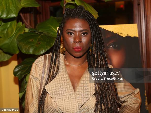 Creator/Host of "North of 40" Podcast Maryam Myika Day poses at the celebration for the "North of 40" Podcast Launch at Dapper Dan Atelier on...