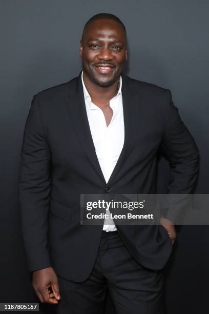 Adewale Akinnuoye-Agbaje attends HFPA And THR Golden Globe Ambassador Party at Catch LA on November 14, 2019 in West Hollywood, California.