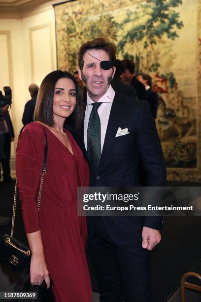 Juan José Padilla and Lidia Cabello attend 'Capote de las Artes 2019' awards at Hotel Wellington on November 14, 2019 in Madrid, Spain.