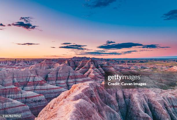 magnificent badlands - badlands - fotografias e filmes do acervo