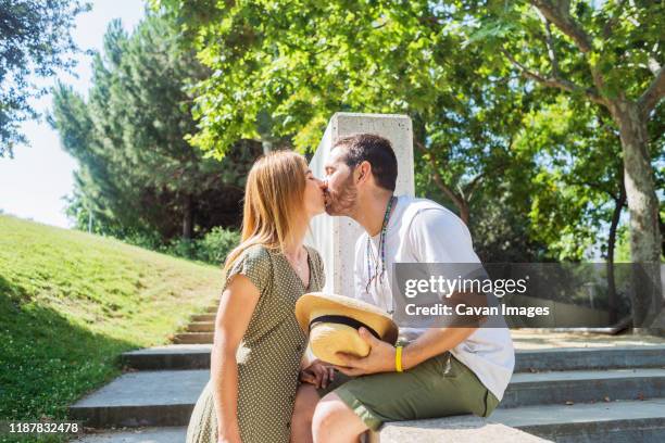 Kissing Young Couple Kissing Lips Photos and Premium High Res Pictures - Getty ...