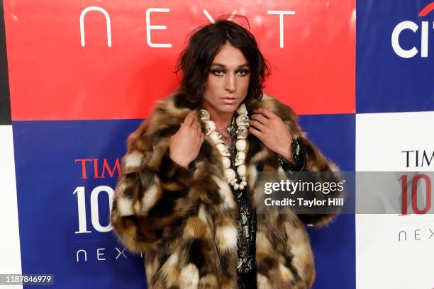 Attends Time 100 Next at Pier 17 on November 14, 2019 in New York City.