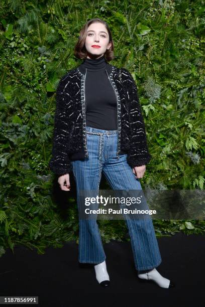 Annabelle Attanasio attends the Chanel Party to celebrate the debut Of No. 5 In The Snow on December 10, 2019 at The Standard, High Line in New York...