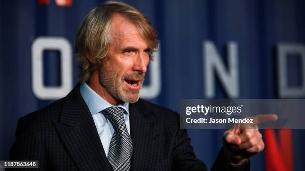 Michael Bay attends Netflix's "6 Underground" New York Premiere at The Shed on December 10, 2019 in New York City.