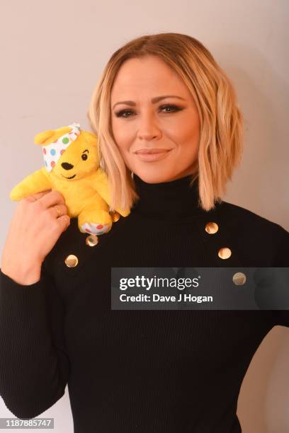 Kimberley Walsh backstage at BBC Children in Need's 2019 Appeal night at Elstree Studios on November 15, 2019 in Borehamwood, England.