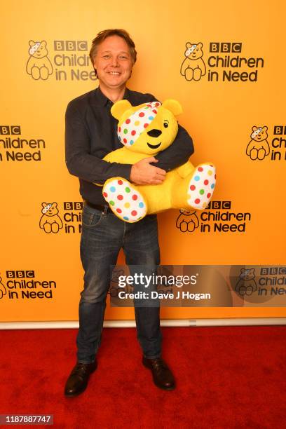 Shaun Dooley backstage at BBC Children in Need's 2019 Appeal night at Elstree Studios on November 15, 2019 in Borehamwood, England.