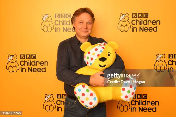 Shaun Dooley backstage at BBC Children in Need's 2019 Appeal night at Elstree Studios on November 15, 2019 in Borehamwood, England.