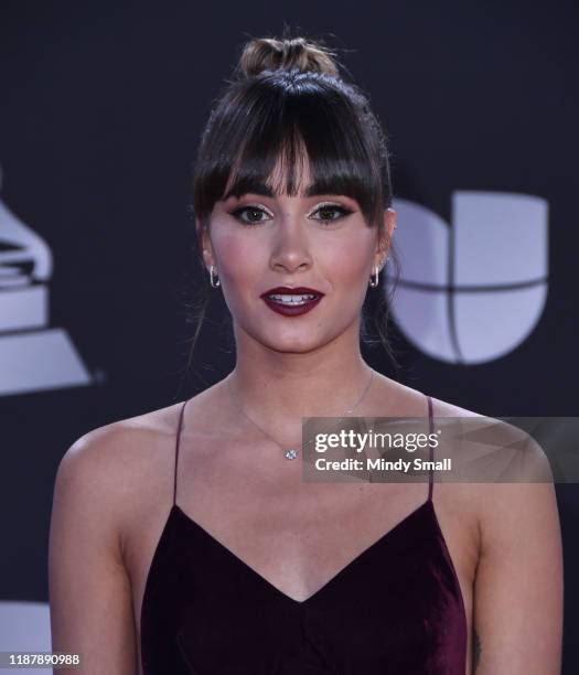 Aitana Ocana attends the 20th Annual Latin Grammy Awards at the MGM Grand Garden Arena on November 14, 2019 in Las Vegas, Nevada.