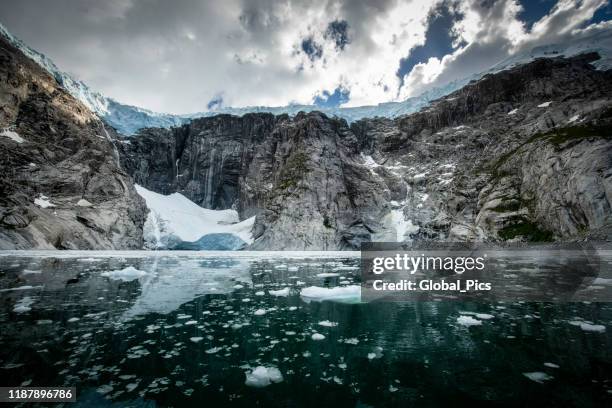 estero coloane, patagonia - chile - tierra del fuego province chile stock pictures, royalty-free photos & images