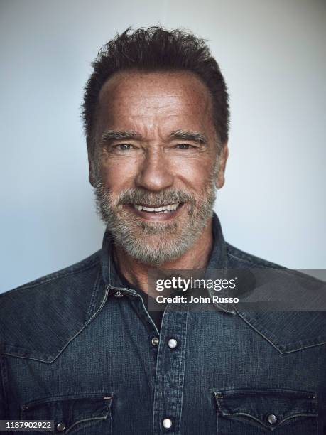 Actor Arnold Schwarzenegger is photographed for 20th Century Fox on July 17, 2019 in Los Angeles, California.