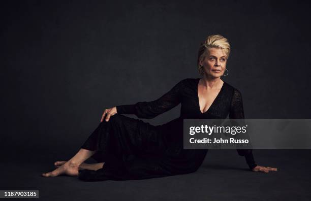 Actor Linda Hamilton is photographed for 20th Century Fox on July 17, 2019 in Los Angeles, California.