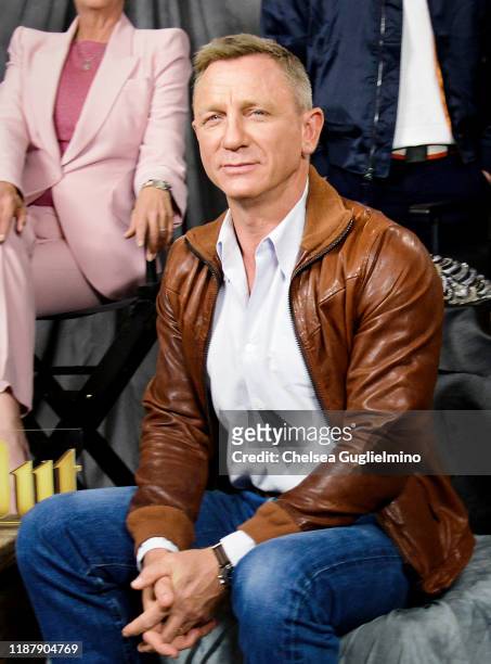 Actor Daniel Craig attends the photocall for Lionsgate's "Knives Out" at Four Seasons Hotel Los Angeles at Beverly Hills on November 15, 2019 in Los...