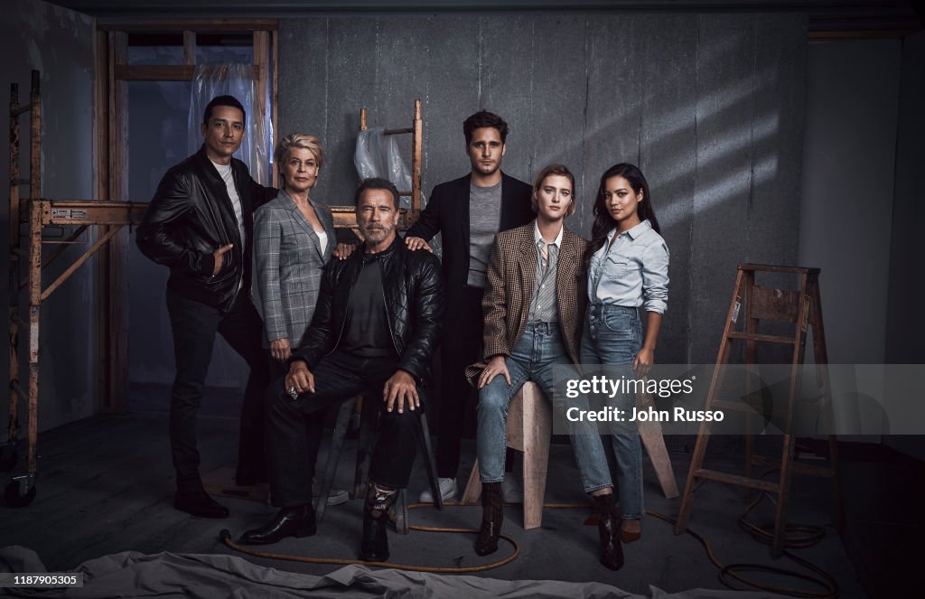 Cast of Terminator : Dark Fate, 20th Century Fox, August 1, 2019