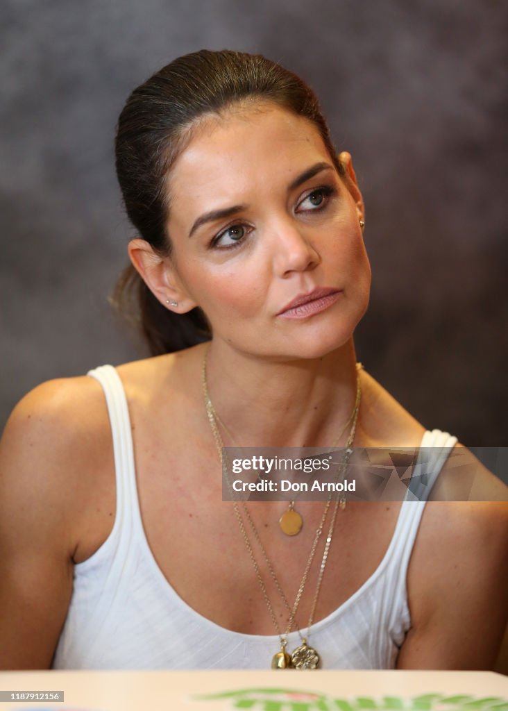 Katie Holmes visits McDonald's Haberfield for McHappy Day on November