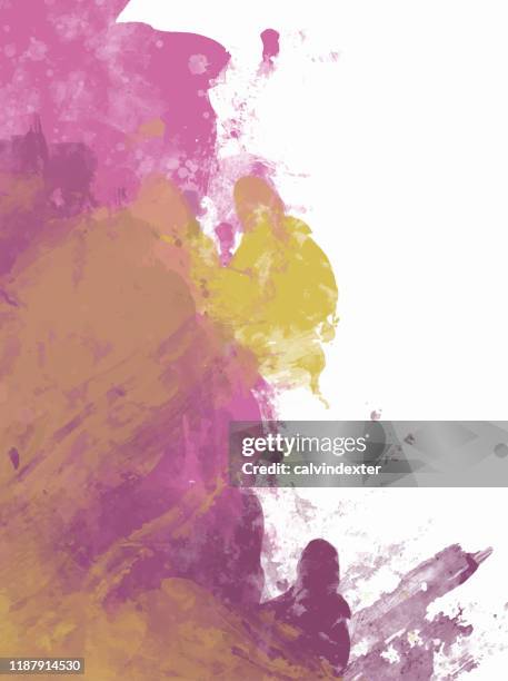 background abstract painted texture design - royal purple background stock illustrations