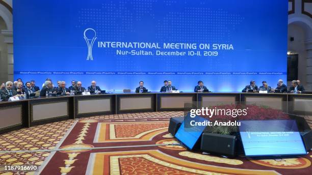 14th guarantors meeting on Syria is held in Nur Sultan, Kazakhstan on December 11, 2019.