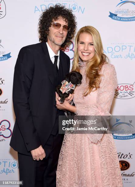 Howard Stern and Beth Stern attend the North Shore Animal League America's 2019 Annual "Get Your Rescue On" Gala at Pier Sixty at Chelsea Piers on...