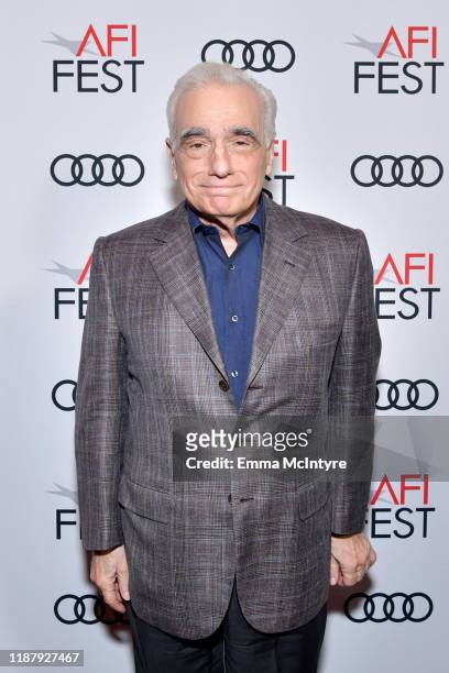 Martin Scorsese attends 'A Tribute To Martin Scorsese' at AFI FEST 2019 presented by Audi at TCL Chinese Theatre on November 15, 2019 in Hollywood,...