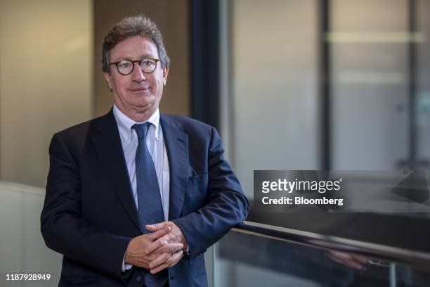 Louis Camilleri, chief executive officer of Ferrrari NV, poses for a photograph following an interview in London, U.K., on Friday, Sept. 27, 2019....