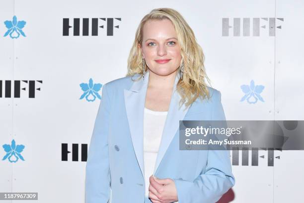 Elisabeth Moss attends the Awards Gala during the 39th Annual Hawai'i International Film Festival presented by Halekulani on November 15, 2019 in...