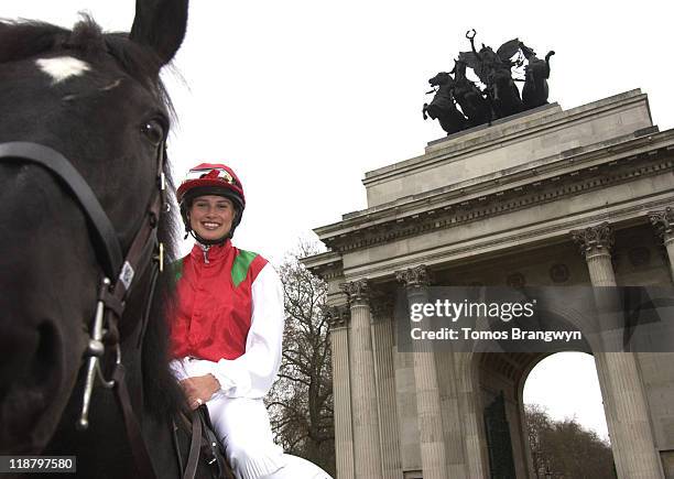 Francesca Cumani, face of Vodafone Derby 2006 during Vodafone Derby Festival 2006 - Photocall at Wellington Arch in London, Great Britain.