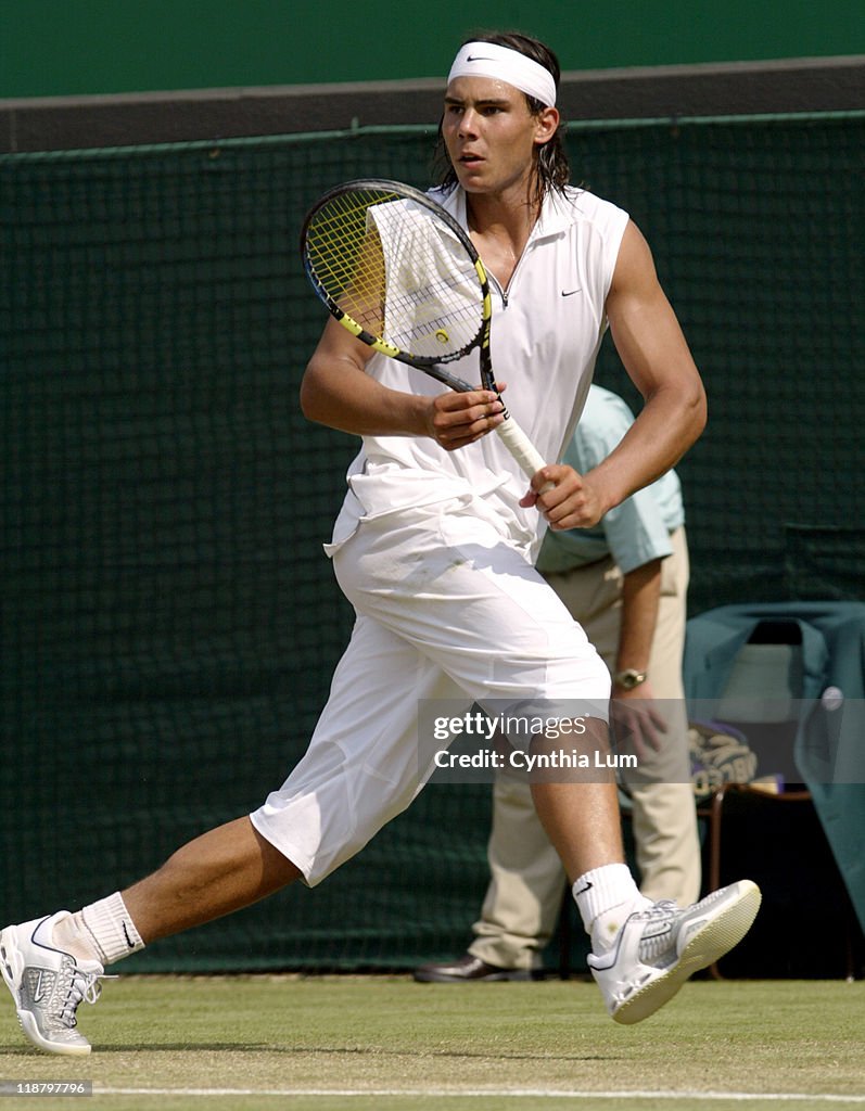 2005 Wimbledon Championships - Gentlemen's Singles- Second Round - Rafael Nadal  vs Giles Muller