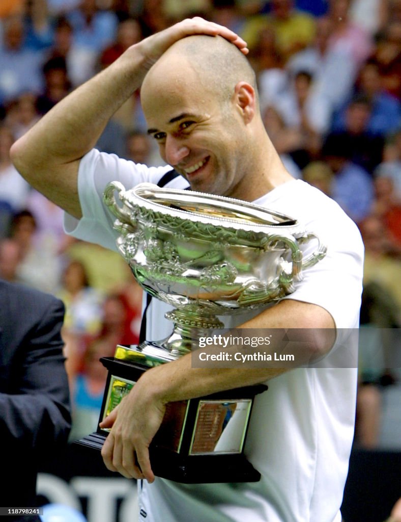 2003 Australian Open - Men's Singles - Finals - Andre Agassi vs Rainer Schuettler