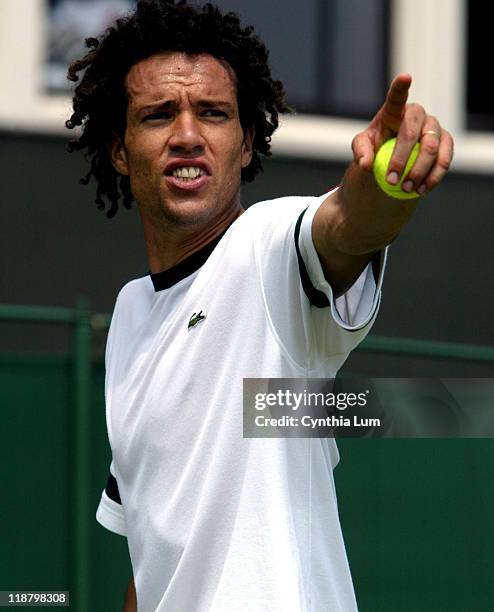 Younes El Aynaoui won a hard fought 2nd round match 7-6, 3-6, 7-6, 6-4 against Nicolas Massu