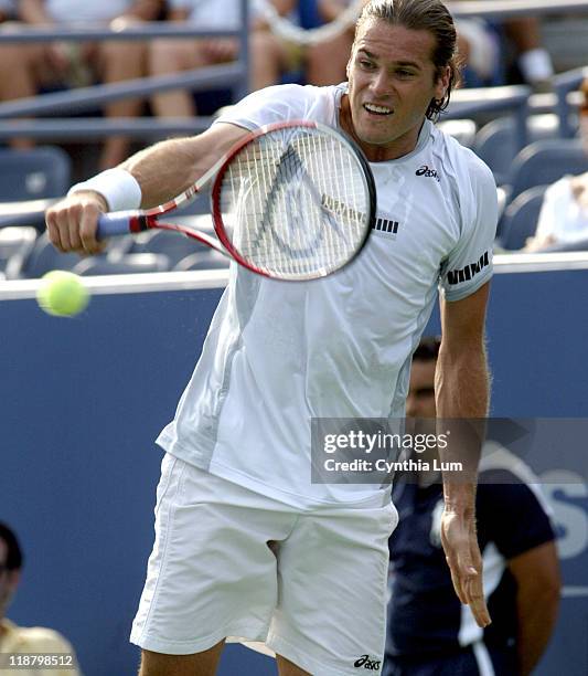 Tommy Haas , defeats Peter Luczak, 3-6, 6-3, 6-2, 6-3 in the first round of the US Open at Flushing Meadow in New York.