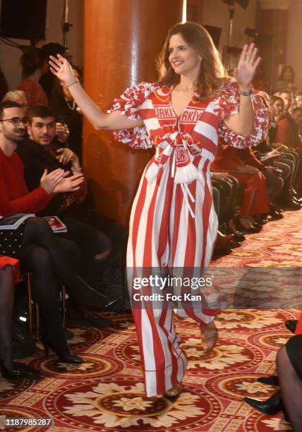 Presenter Margaux de Frouville attends the 3rd "Sauvez Le Coeur Des Femmes - Red Defile" show at Hotel Marriot on November 15, 2019 in Paris, France.