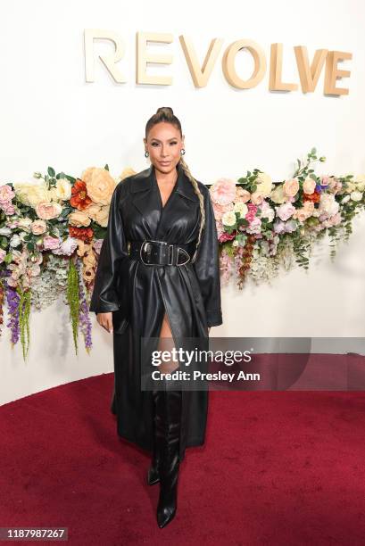 Desi Perkins attends 3rd Annual #REVOLVEawards at Goya Studios on November 15, 2019 in Hollywood, California.