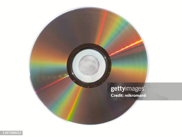 rainbow colors - compact disc fotografías e imágenes de stock