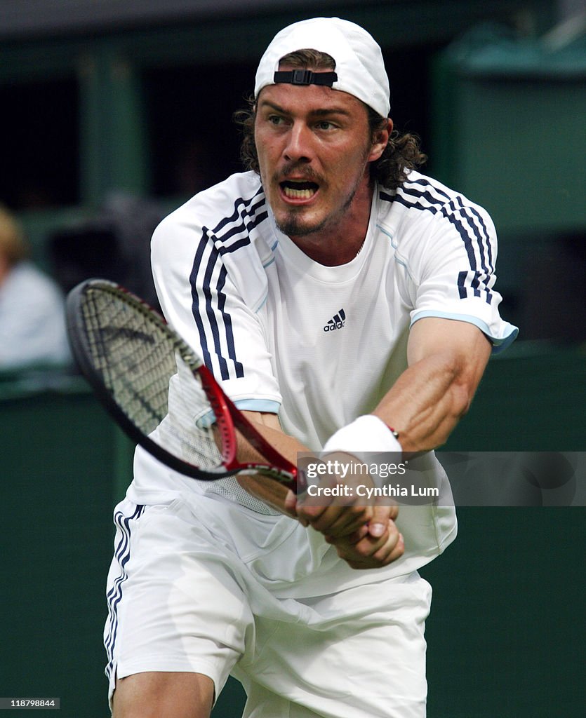 2005 Wimbledon Championships - Gentlemen's Singles - First Round - Marat Safin vs Paradorn Srichaphan