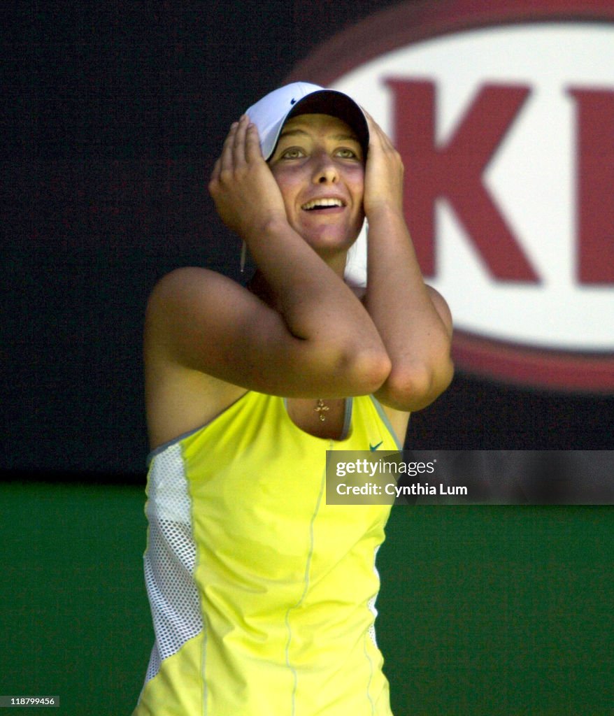 2005 Australian Open - Women's Singles - Quarter Finals - Maria Sharapova vs Svetlana Kuznetsova