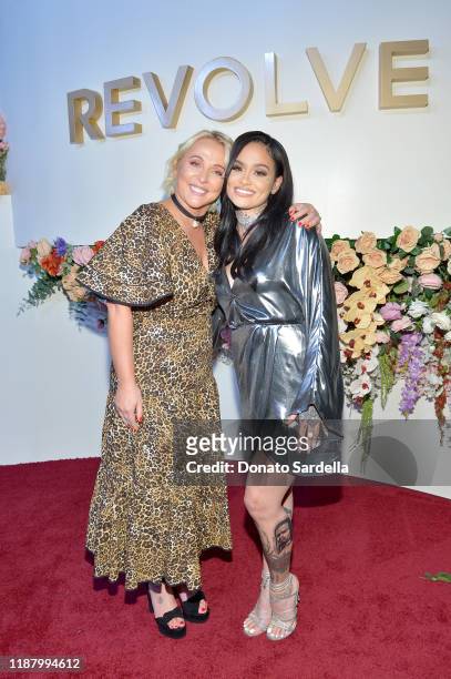 SuperShe Island Founder Kristina Roth and Kehlani attend the #REVOLVEawards 2019 at Goya Studios on November 15, 2019 in Hollywood, California.