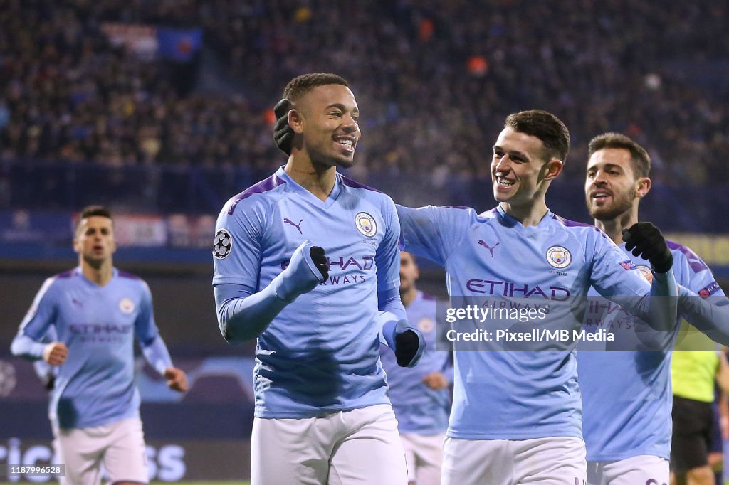 Dinamo Zagreb v Manchester City: Group C - UEFA Champions League