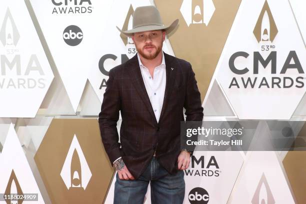 Cody Johnson attends the 53nd annual CMA Awards at Bridgestone Arena on November 13, 2019 in Nashville, Tennessee.