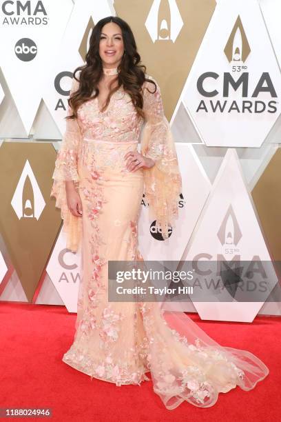 Rose Falcon attends the 53nd annual CMA Awards at Bridgestone Arena on November 13, 2019 in Nashville, Tennessee.