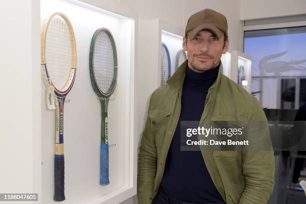 David Gandy attends the Lacoste VIP Lounge at the 2019 ATP World Tour Tennis Finals on November 16, 2019 in London, England.