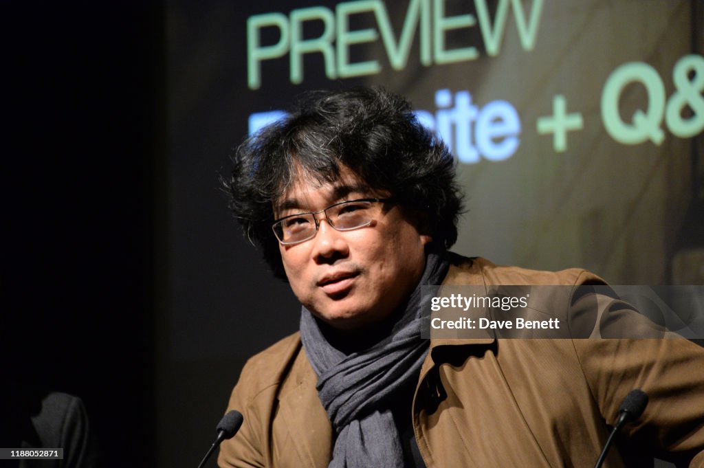 "Parasite" Q&A With Director Bong Joon-ho