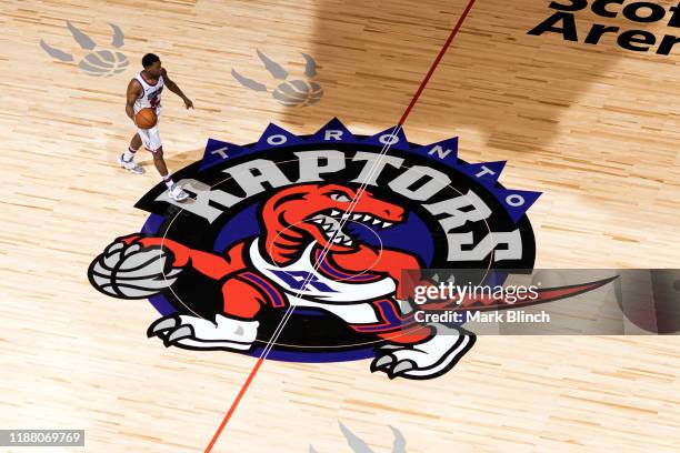 Kyle Lowry of the Toronto Raptors handles the ball during the game against the LA Clippers on December 11, 2019 at the Scotiabank Arena in Toronto,...