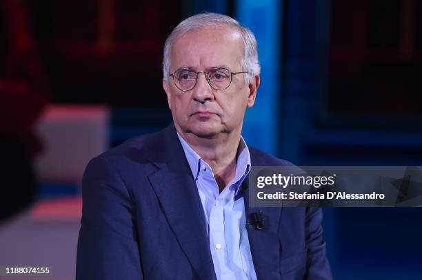 Walter Veltroni attends "Le Parole Della Settimana" tv show on November 16, 2019 in Milan, Italy.