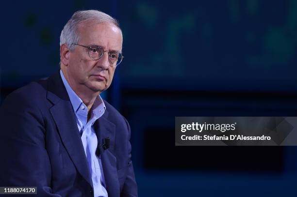 Walter Veltroni attends "Le Parole Della Settimana" tv show on November 16, 2019 in Milan, Italy.