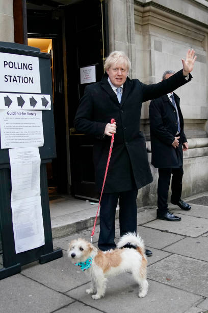 GBR: British Political Leaders Cast Their Vote In The UK General Election