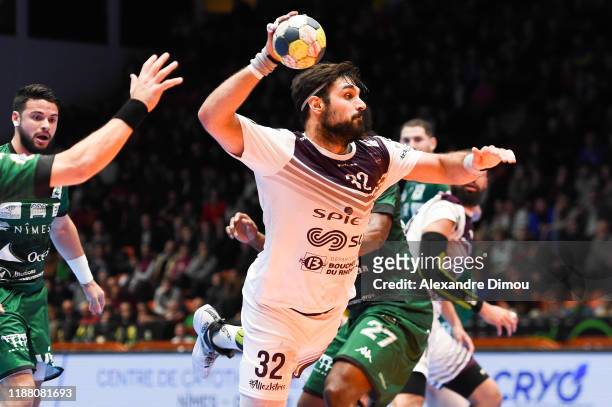 Andrea PARISINI of Istres during the French Lidl Starligue Handball match between Nimes and Istres on December 11, 2019 in Nimes, France.